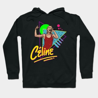 Celine Dion Retro Style T-Shirt Design Hoodie